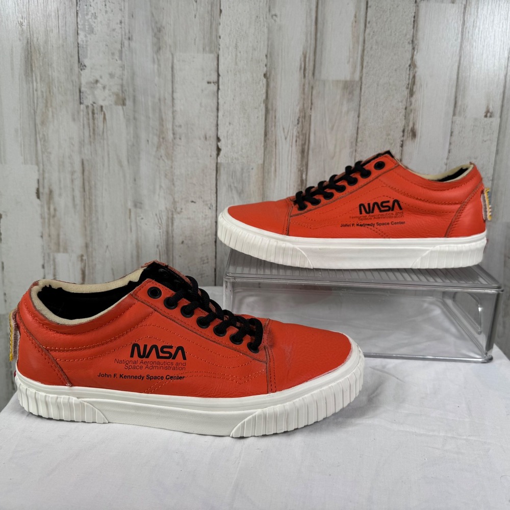 Mens Size 7 - VANS NASA x Old Skool Space Voyager Orange Womens 8.5 Skater SK8